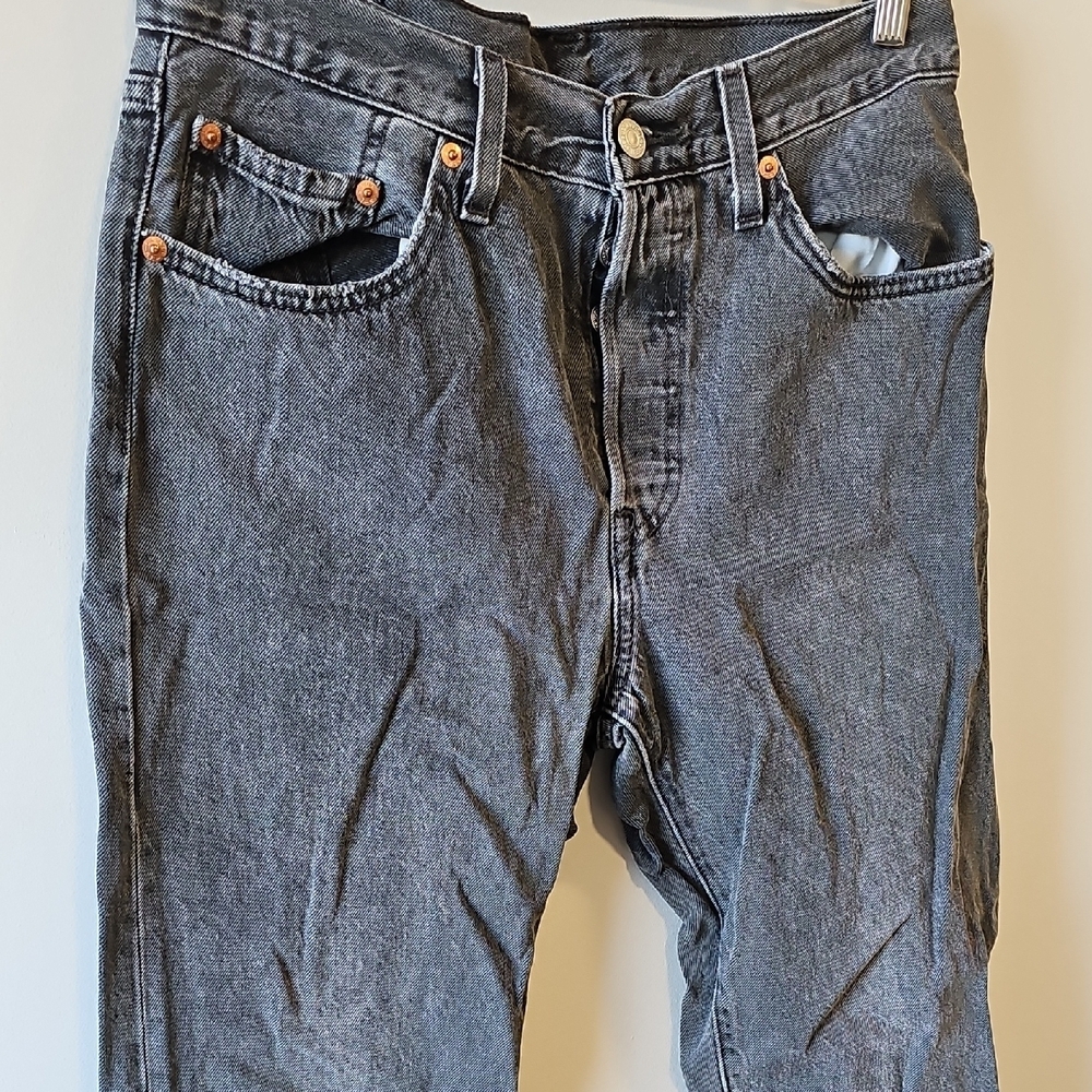 Levi's 501 Faded Black 30x28 Jeans